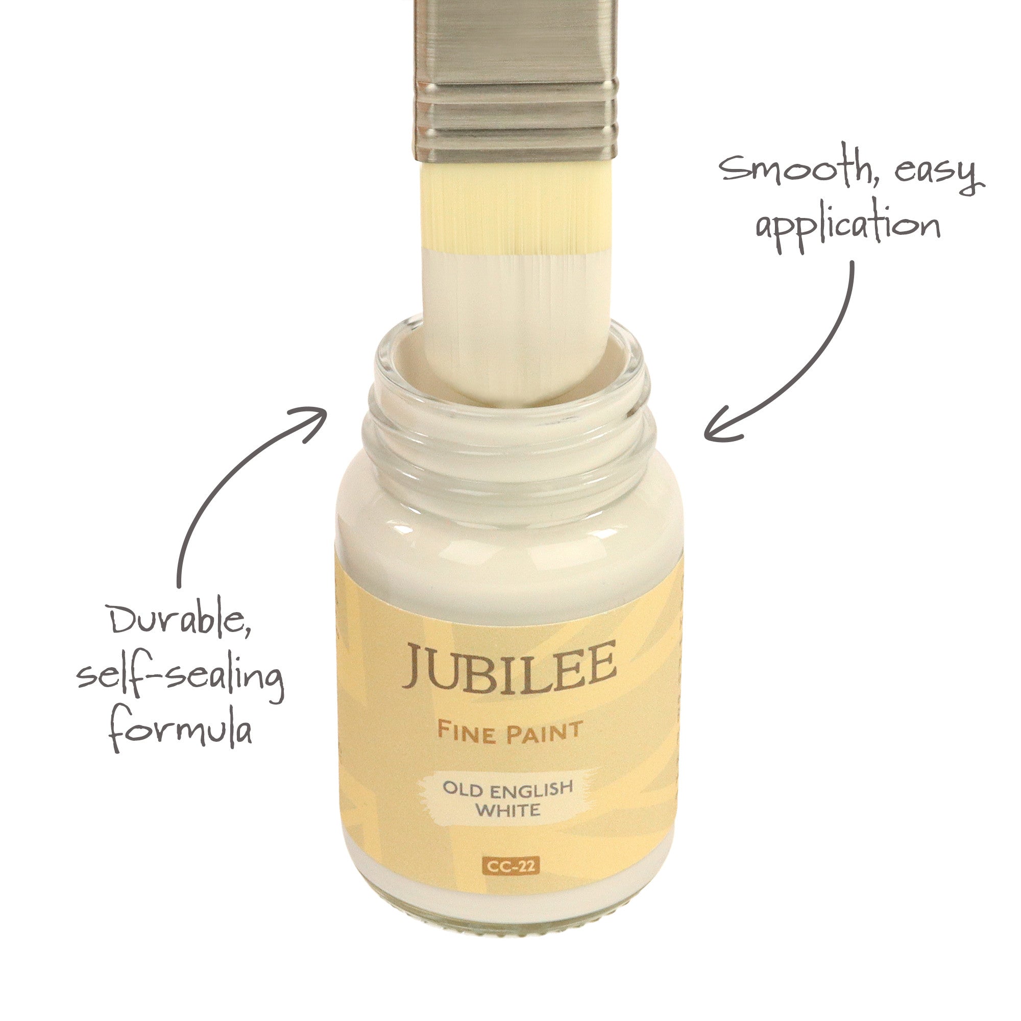 Jubilee Maker Paint (CC-22), Old English White (60ml)