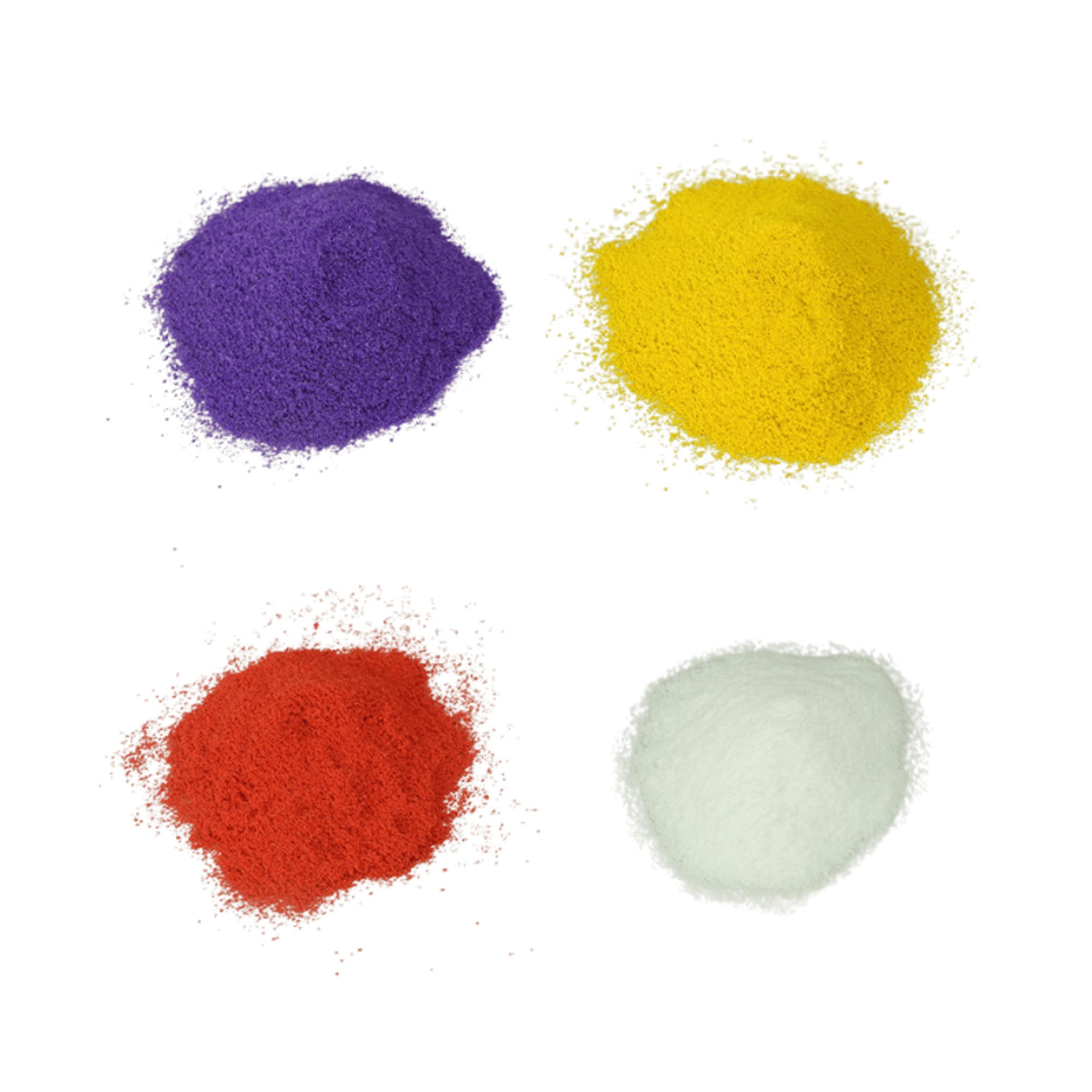 Flowers - flock colour (4 pcs)