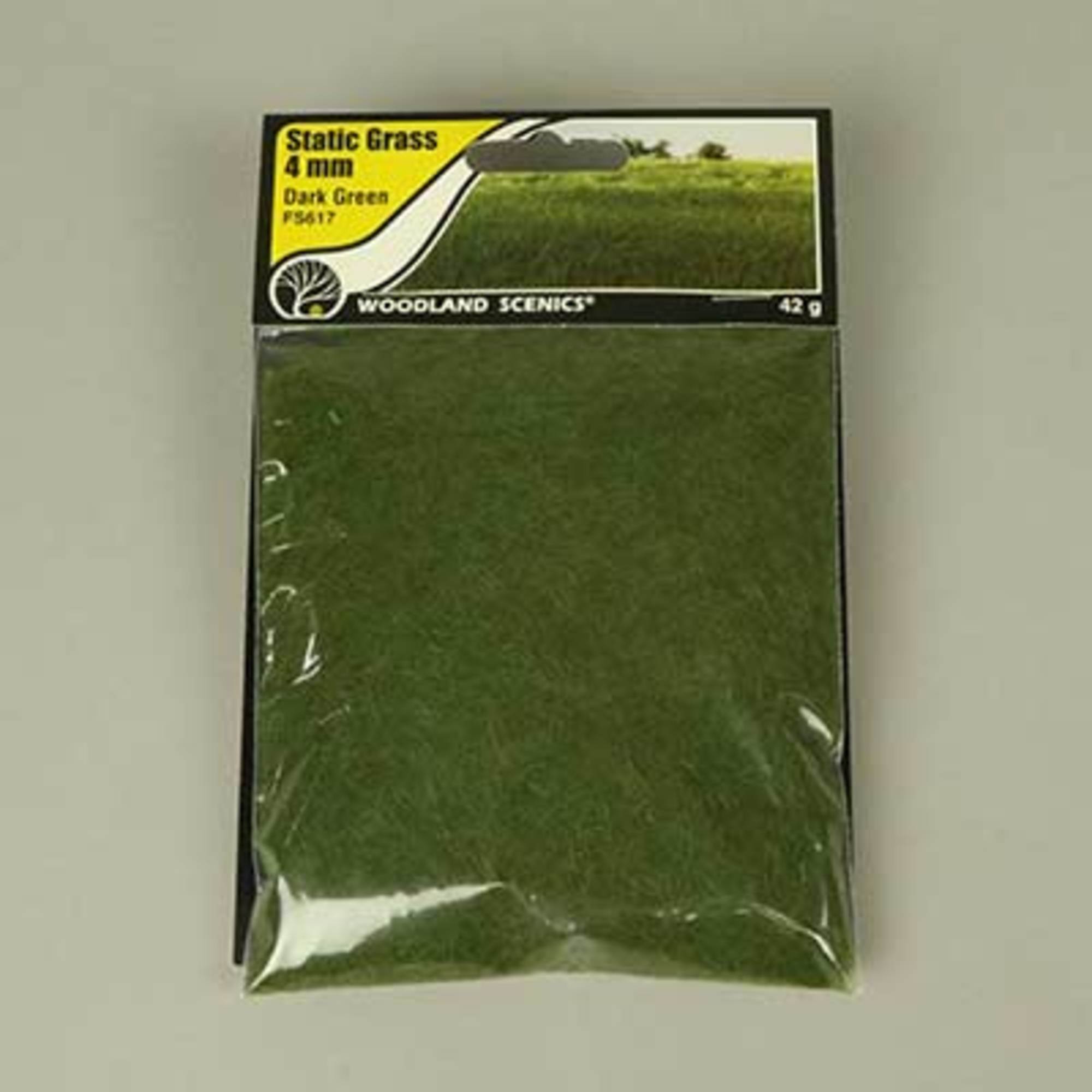 Static grass dark green 4.0mm