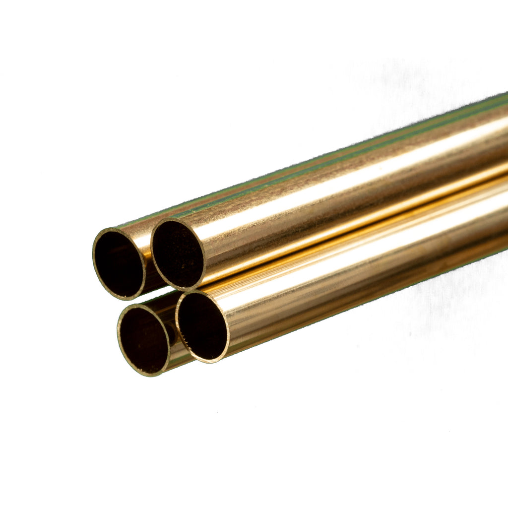 Brass Round Tube 1/16  12in - .014in Wall (3 pcs)