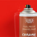Chroma Enamel Fuelproof Paint Gloss Red (400ml Aerosol)