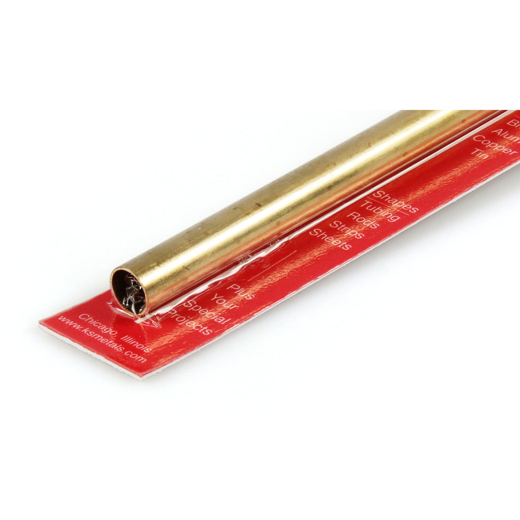 Brass Round Tube 1/16  12in - .014in Wall (3 pcs)