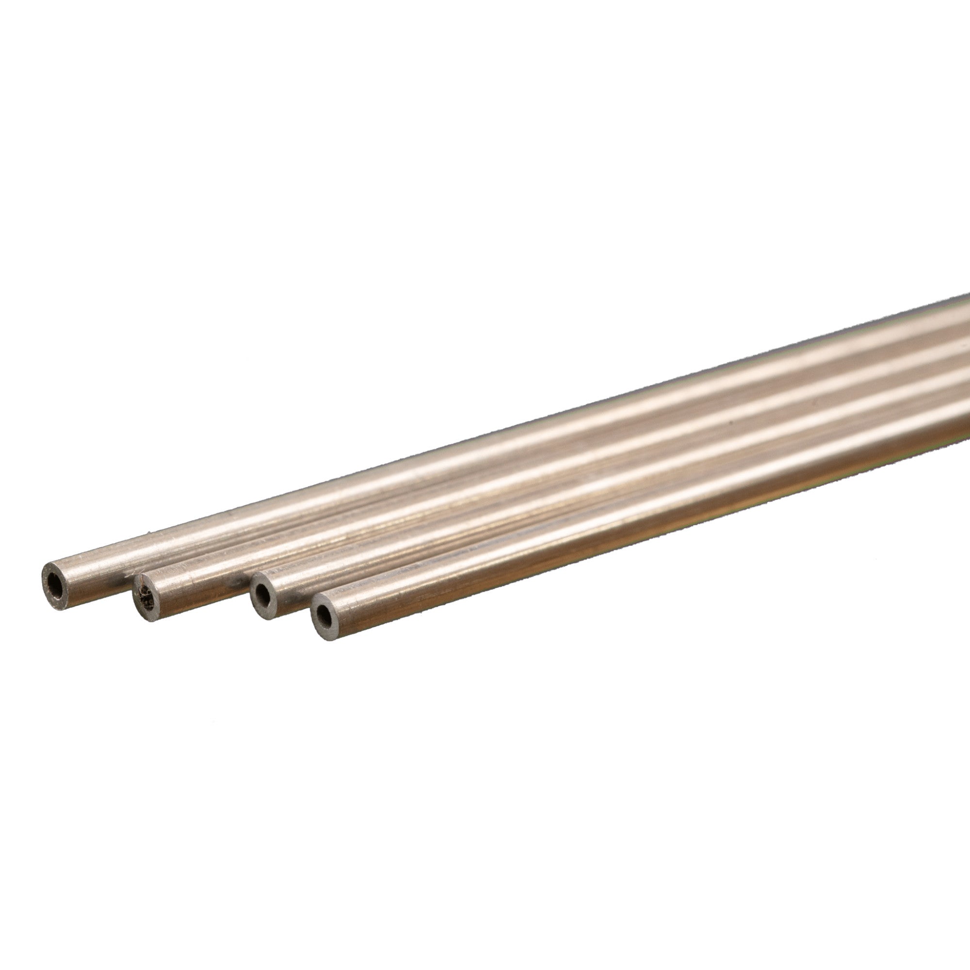 2mm Aluminium Round Tube, .45mm Wall (300mm long) (4 pcs)