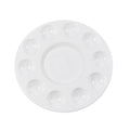Circular Palette, White Plastic, 10 Well