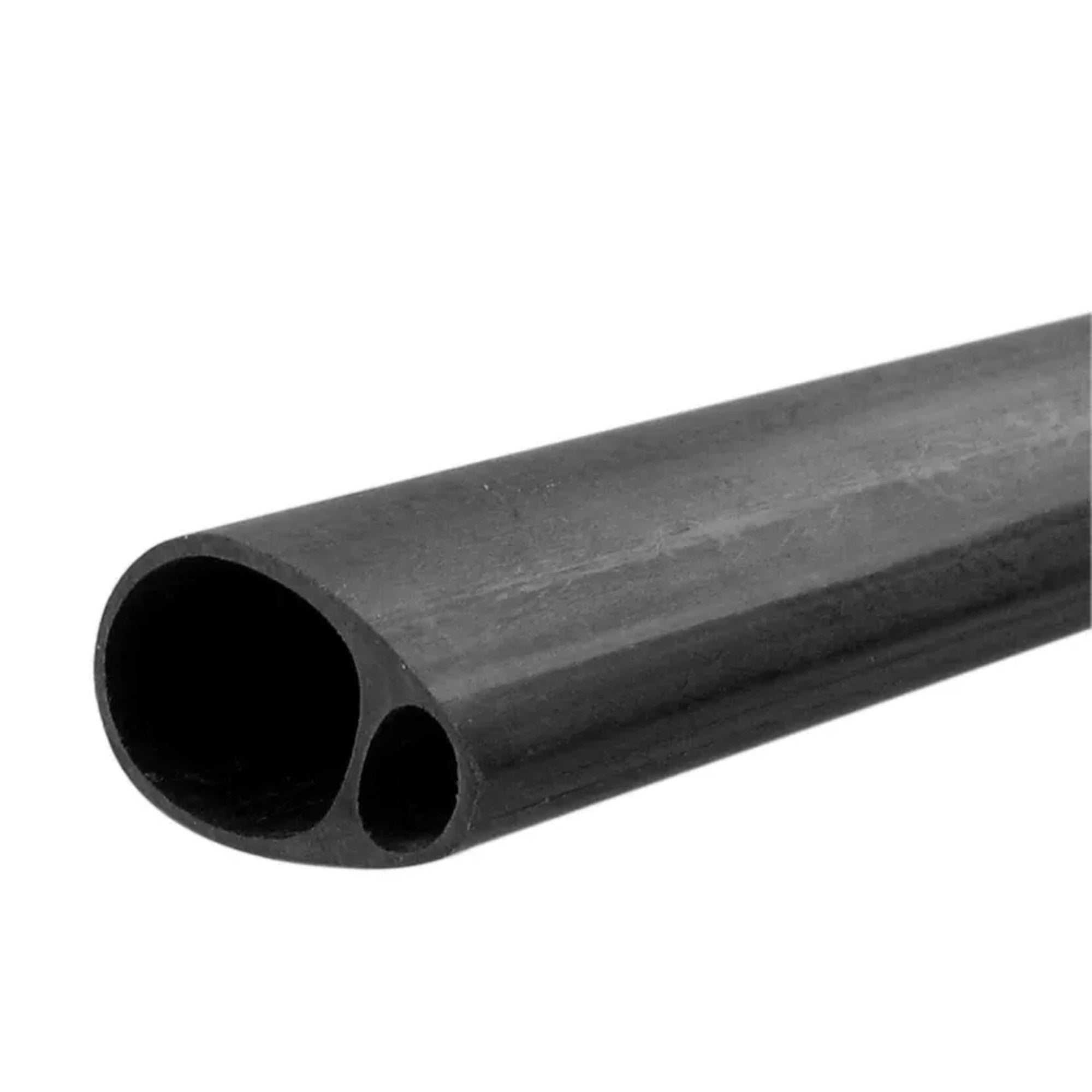 Carbon Fibre Elliptic Tube 19  12.5mm  1m