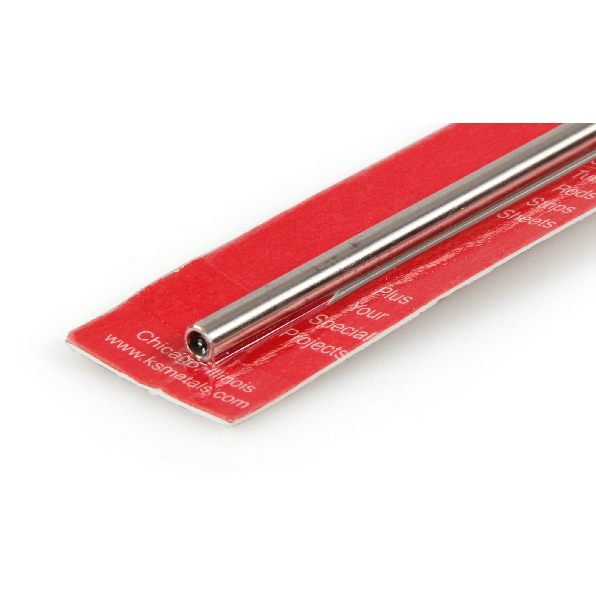 Stainless Steel Round Tube 1/8  12in - .028in Wall