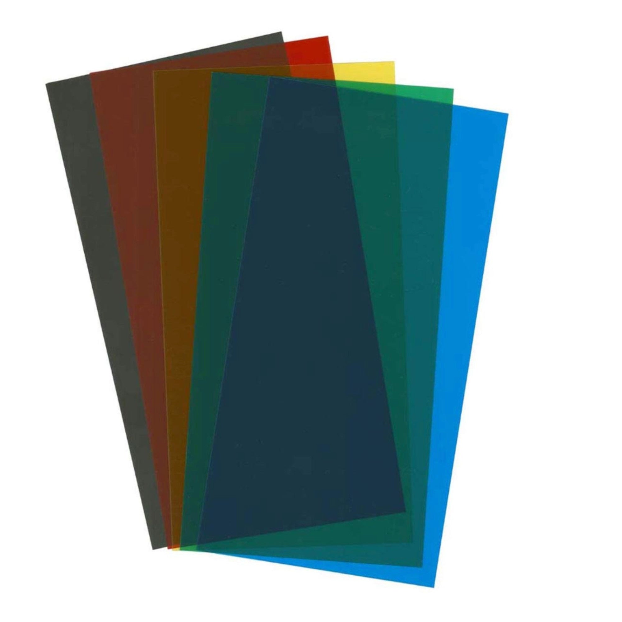 6x12in (~15x30cm) Transparent Coloured Sheet .010in (~0.25mm) Thick Red (2 per pack)