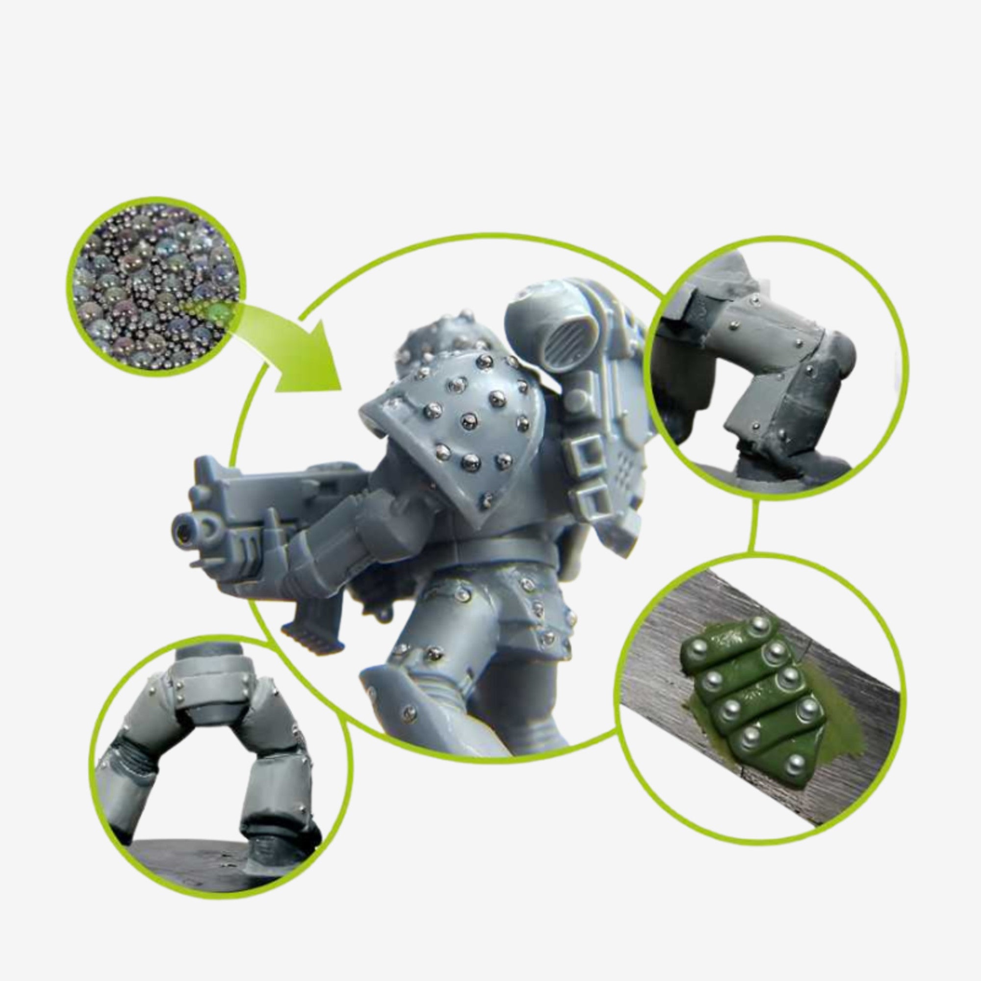 Micro Balls, Black Glass