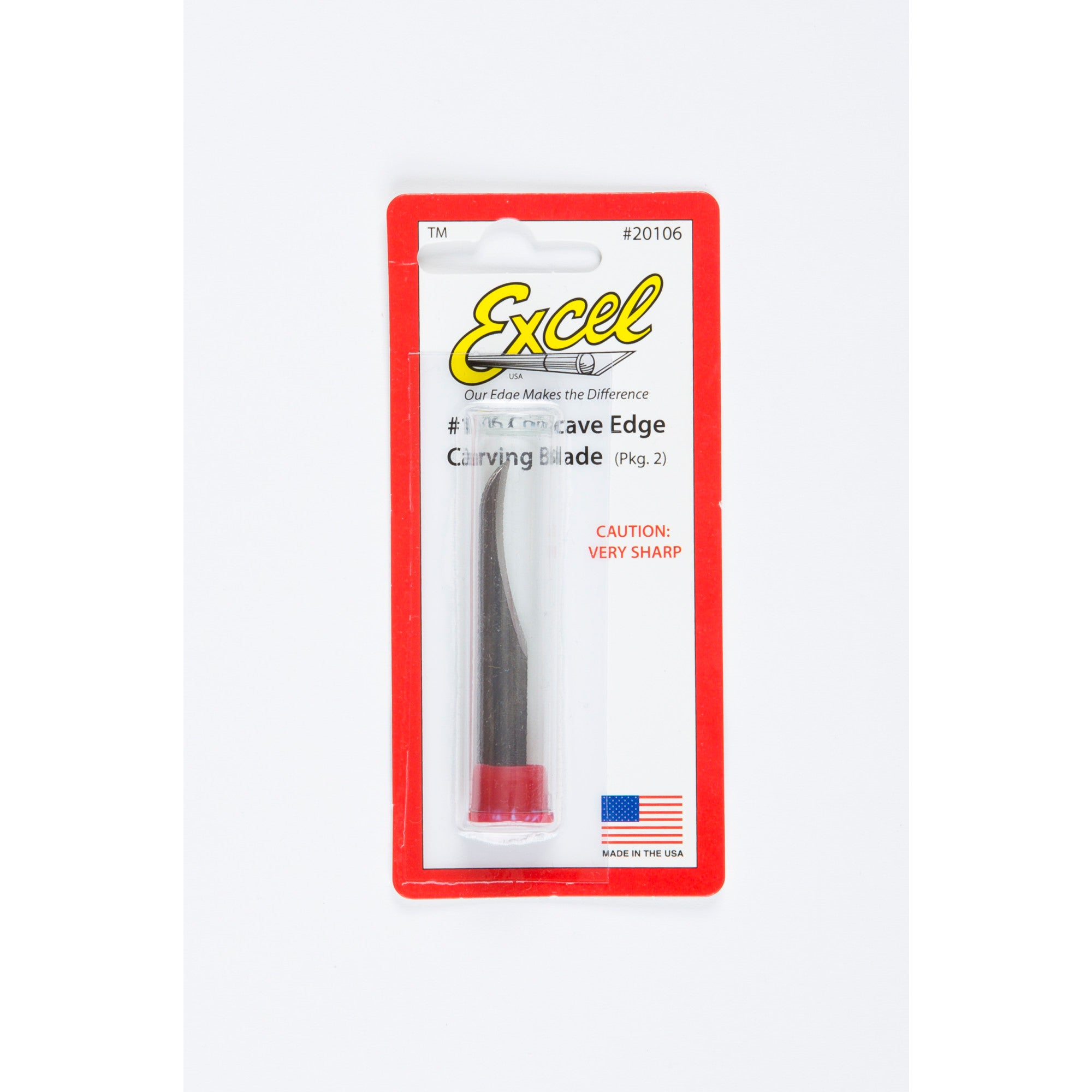 Carving Blade, Concave (2 pcs) (Carded)