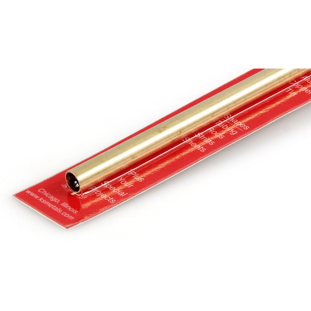 Brass Round Tube 1/16  12in - .014in Wall (3 pcs)