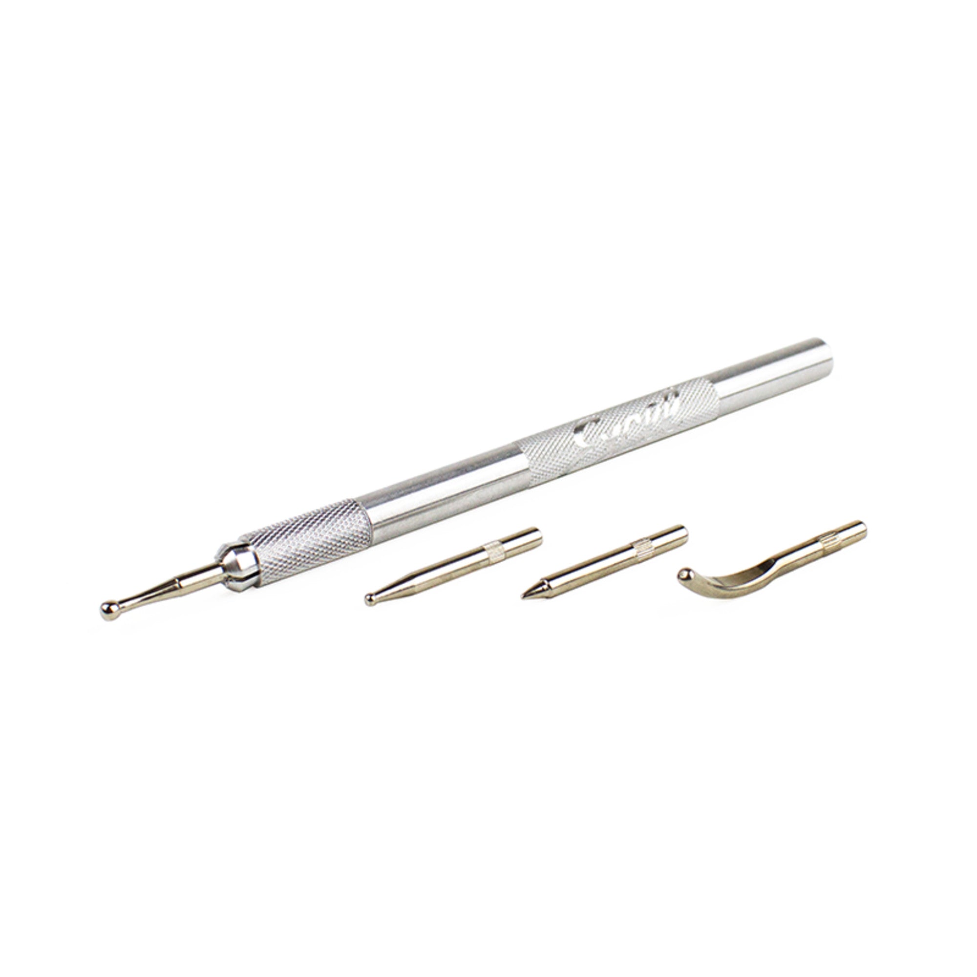 Burnishing Set with 4 Interchangeable Tips (Carded)