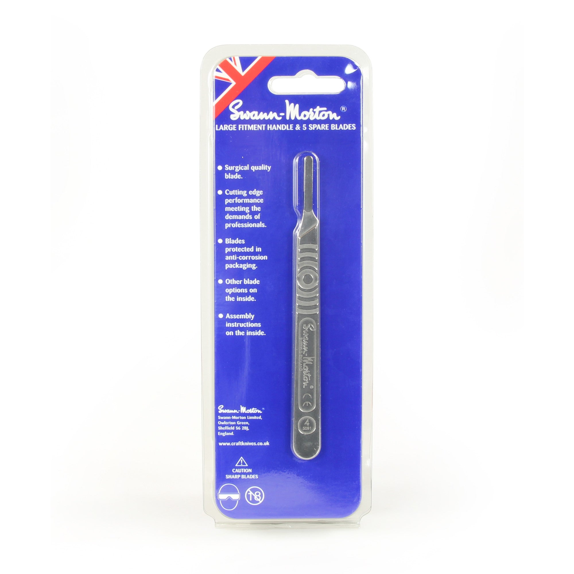 Surgical Knife Handle No 4 & 26-Blades Metal