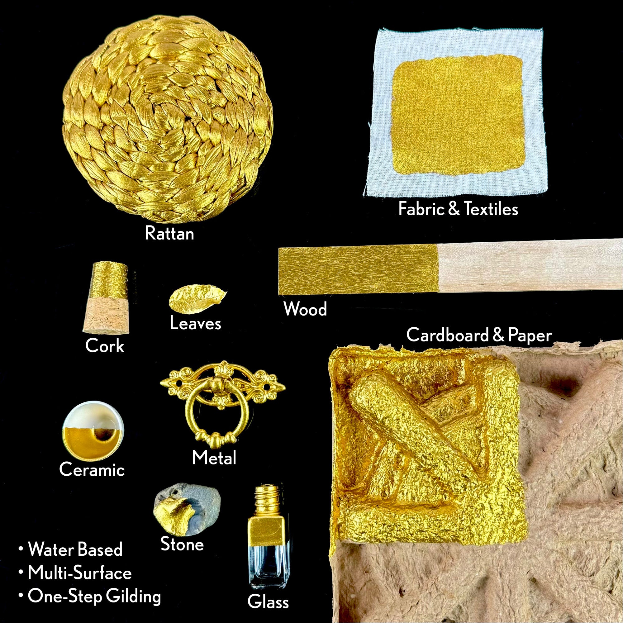 Super GILD Set, Gold, Platinum, Burnt Copper (3x 30ml)