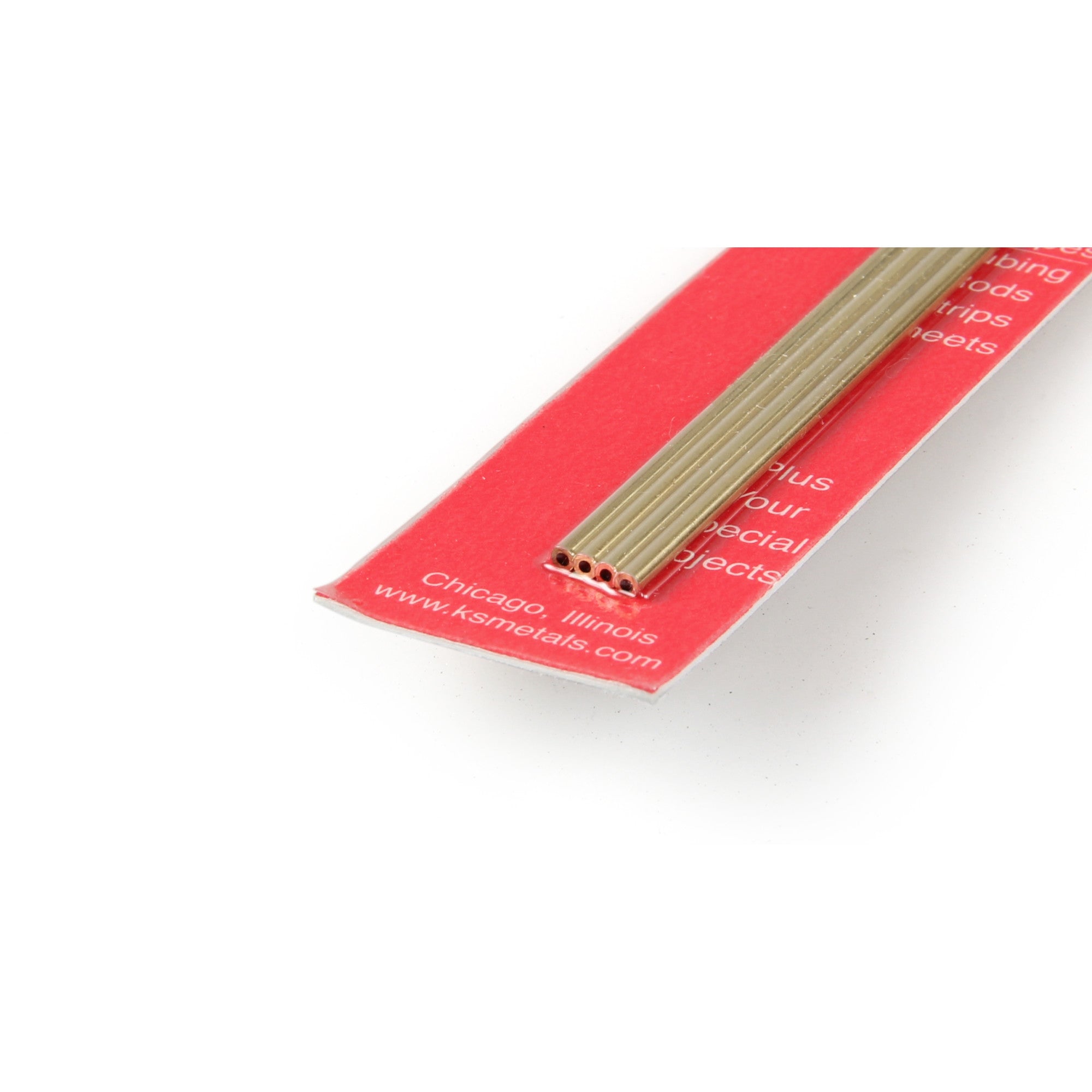 1mm Brass Round Tube, .225mm Wall (300mm long) (4 pcs)