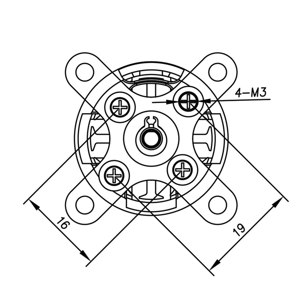 Brushless Motor 2830 1000KV (2-3S)