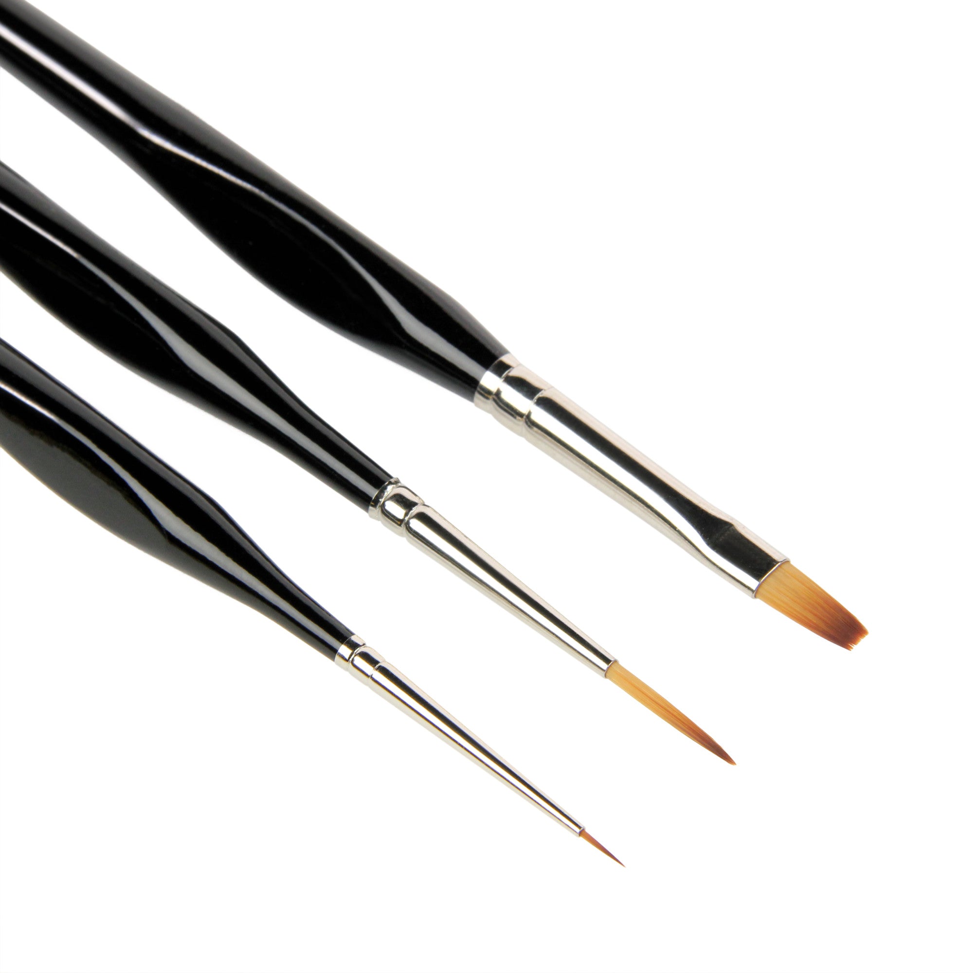 Flat Brush Set (3 pcs)