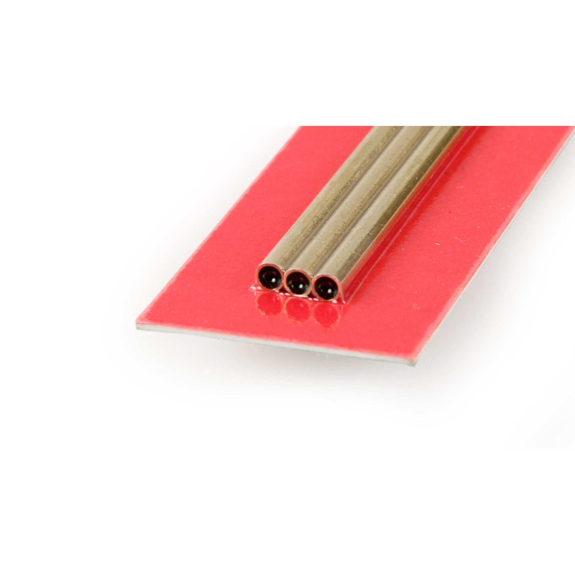 1mm Brass Round Tube, .225mm Wall (300mm long) (4 pcs)