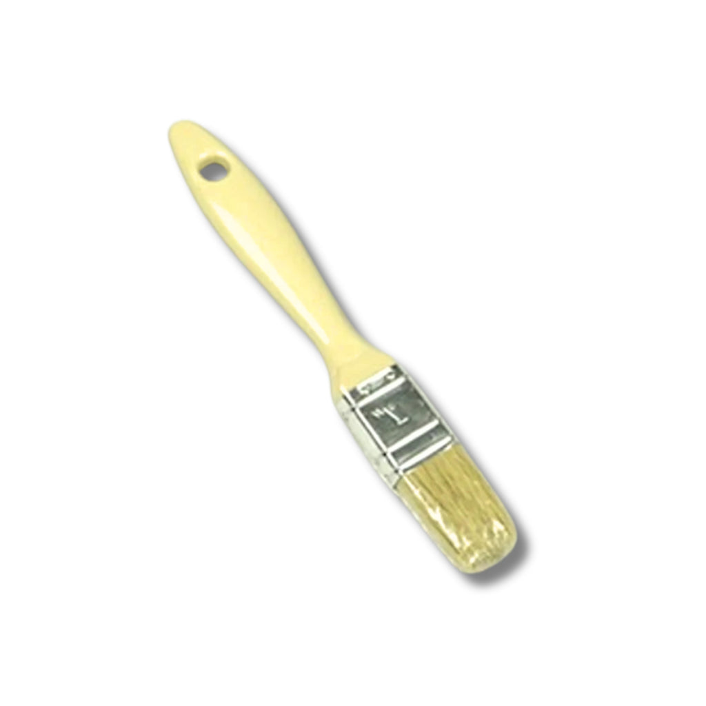 Brush, Natural Bristles, Plastic Handle - 25mm