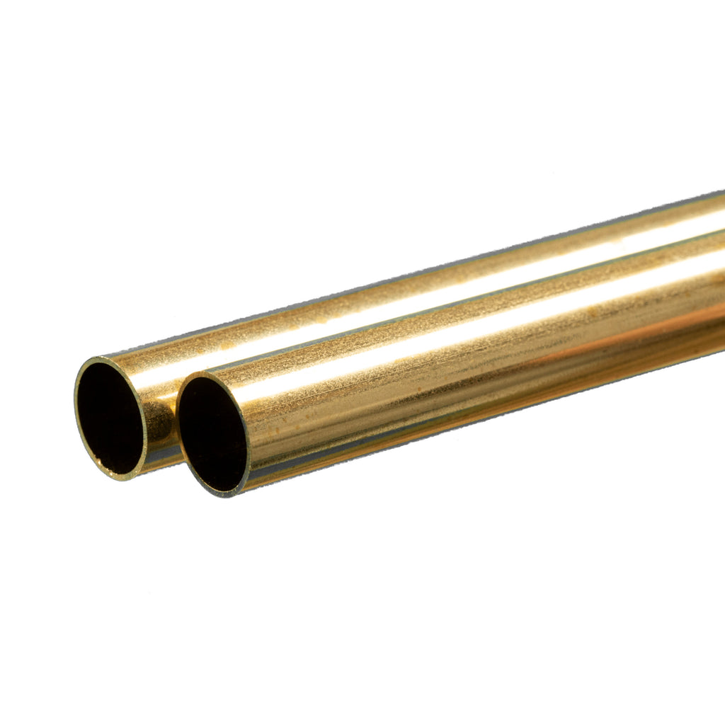 Brass Round Tube 1/16  12in - .014in Wall (3 pcs)