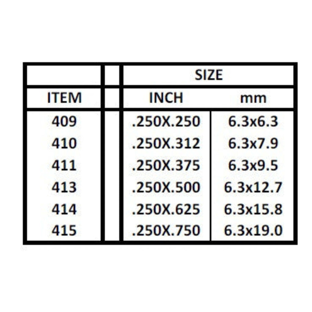 24in (~60cm) Strip .040x.080in (~1.0x2.0mm) (15 per pack)