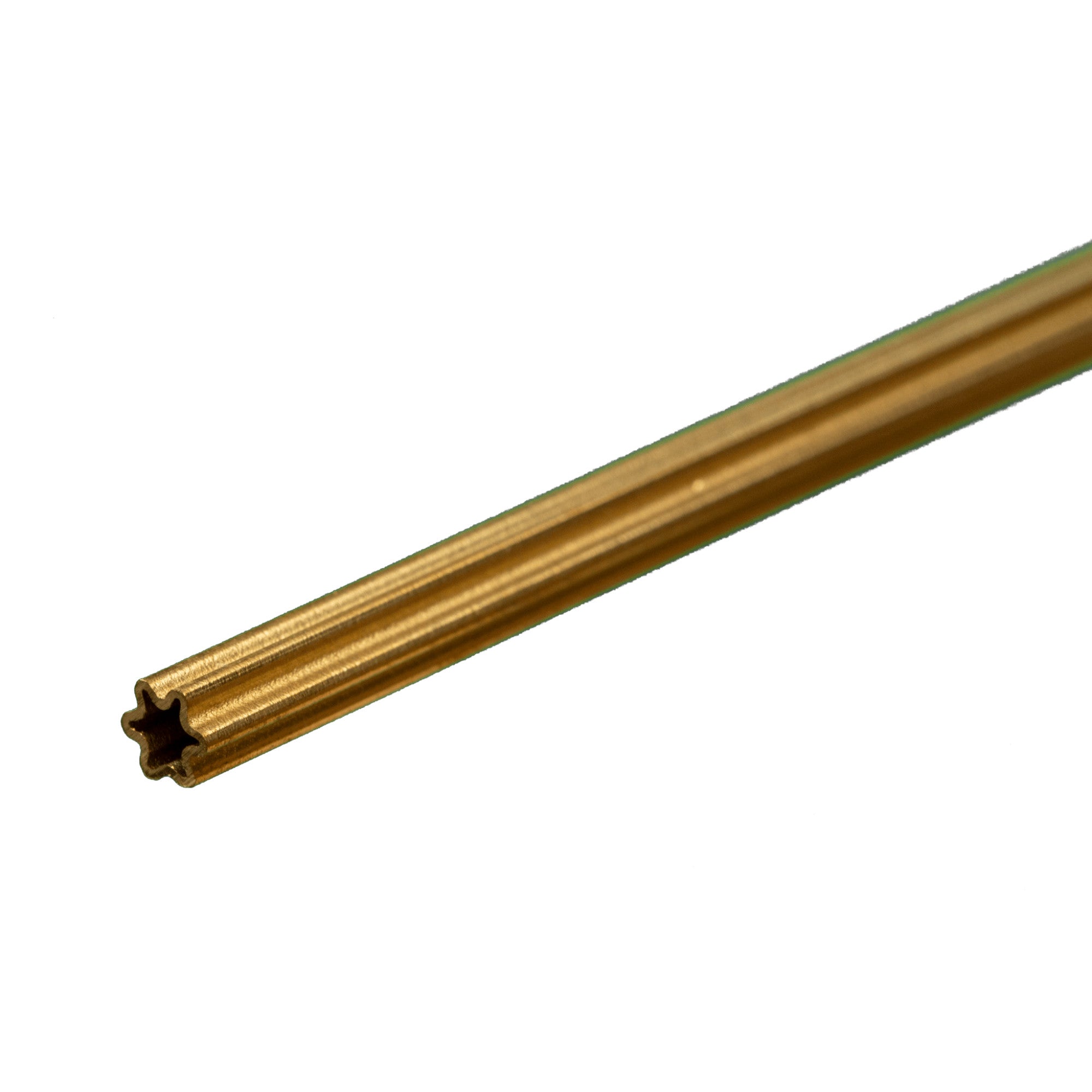 Brass Star Tube (Small): .014in Wall  12" Long