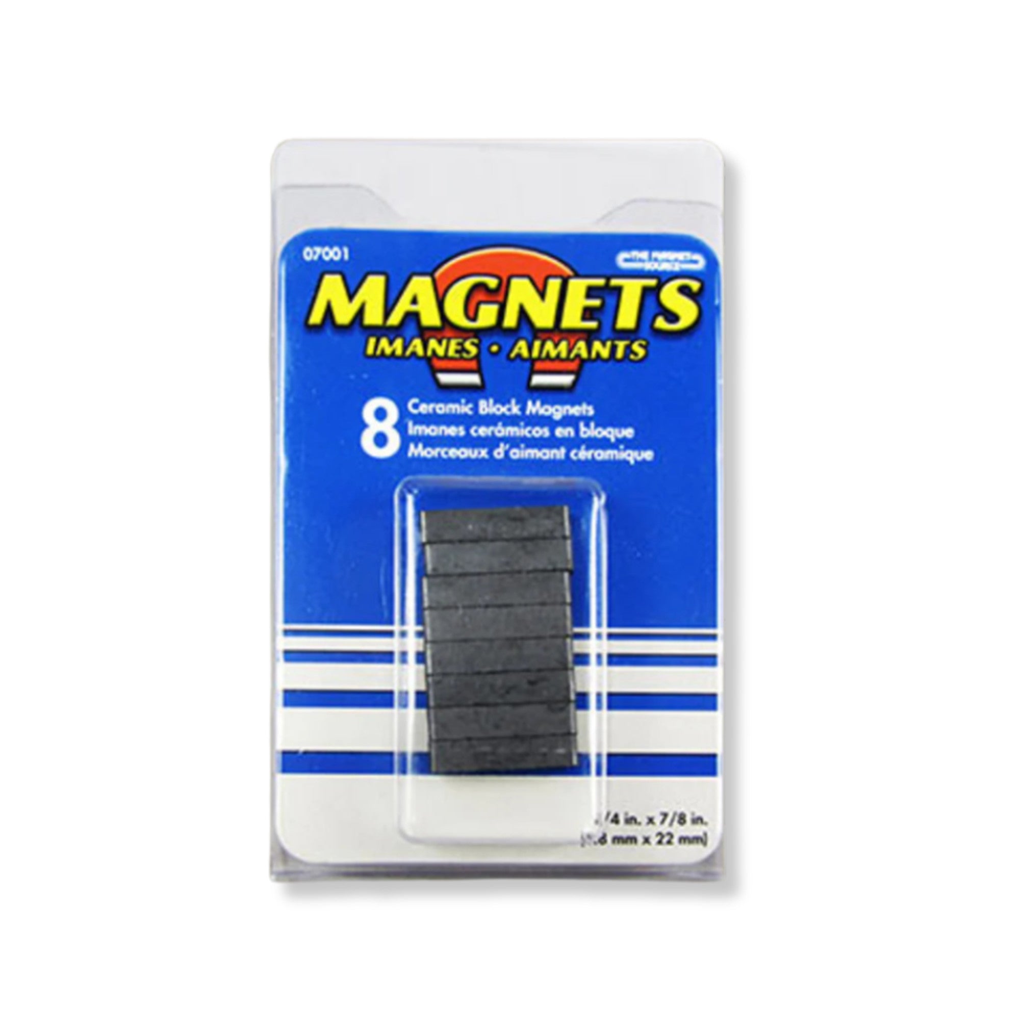 Magnets Rectangular 22  6.0  5.0mm (8 pcs)