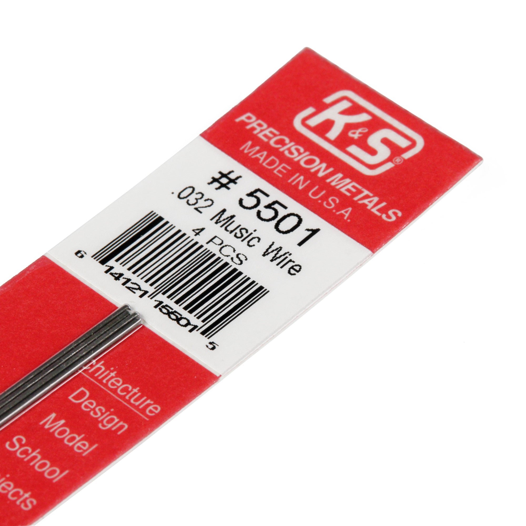 Music Wire .015  12in (4 pcs)
