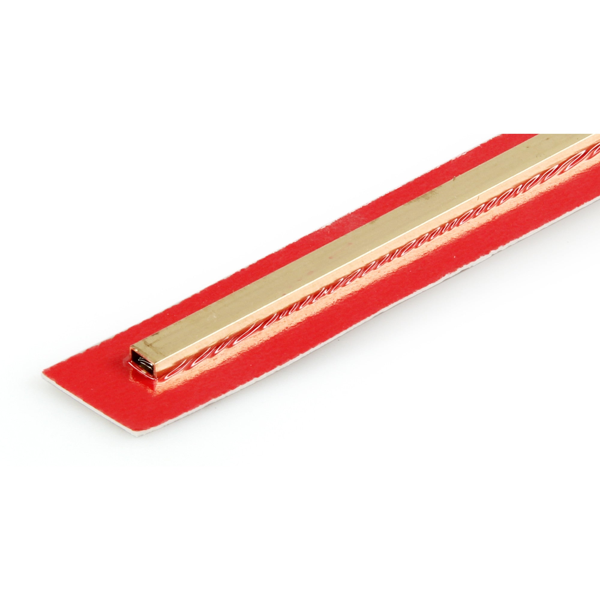 Brass Rectangular Tube 3/32  3/16  12in - .014in Wall