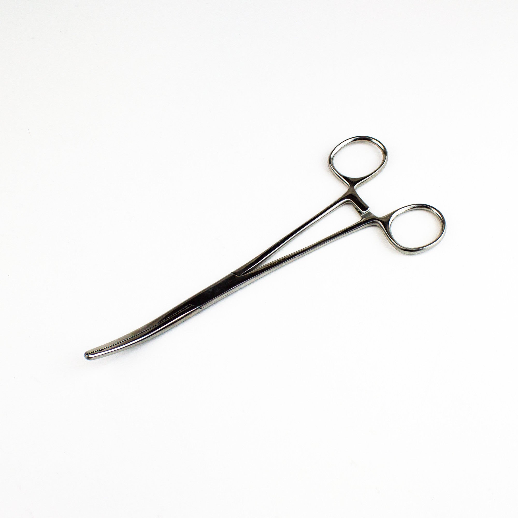 7.5in Curved Nose Stainless Steel Hemostats (Carded)