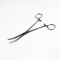 Stainless Steel Hemostats, Curved Nose 7.5in (Carded)