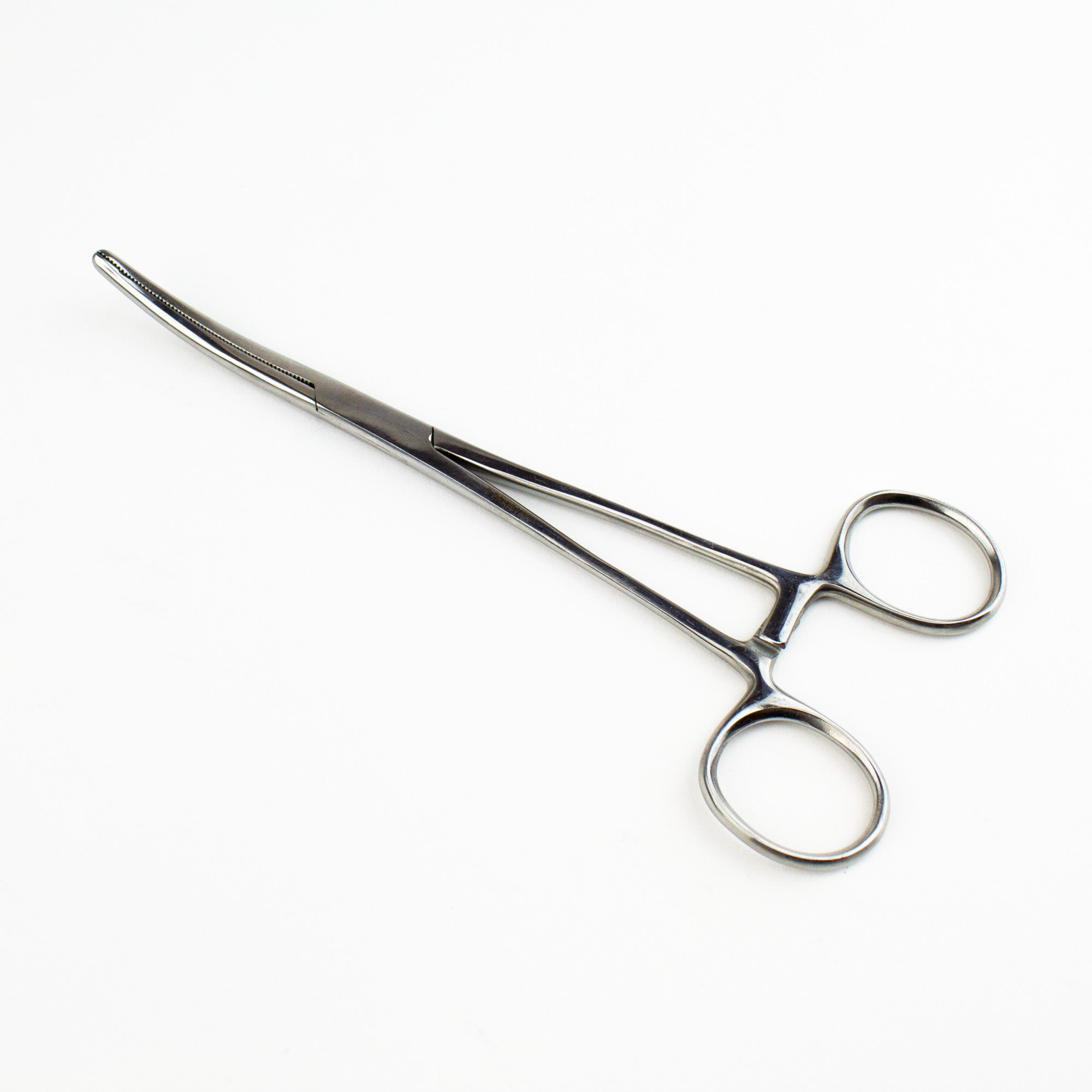 7.5in Curved Nose Stainless Steel Hemostats (Carded)
