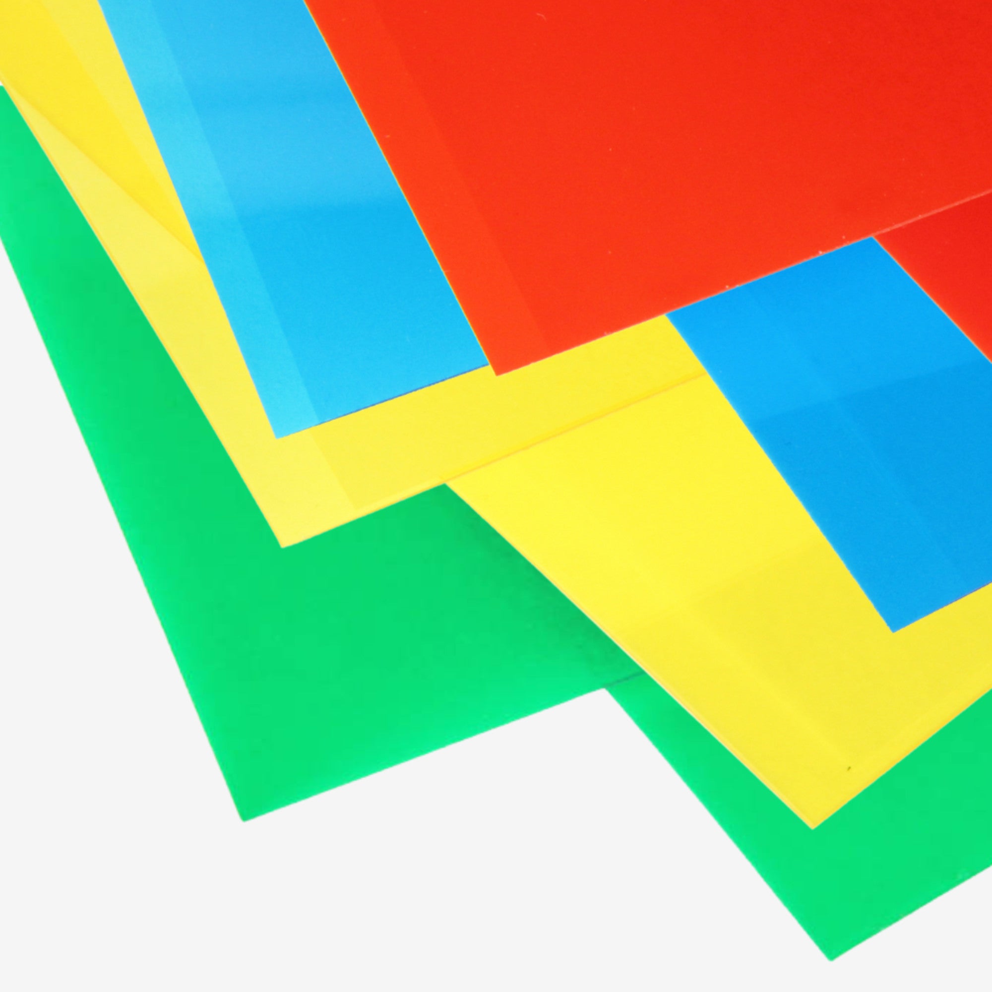 6x12in (~15x30cm) Transparent Coloured Sheet .010in (~0.25mm) Thick Red (2 per pack)