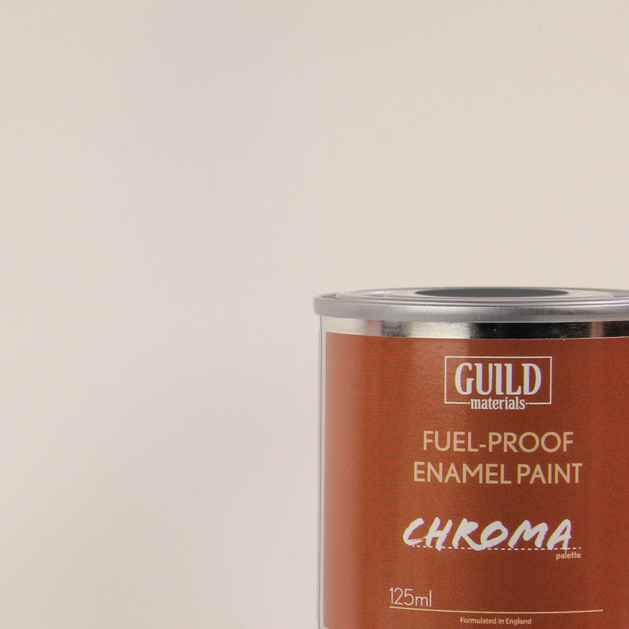 Chroma Enamel Fuelproof Paint Matt Red (125ml Tin)