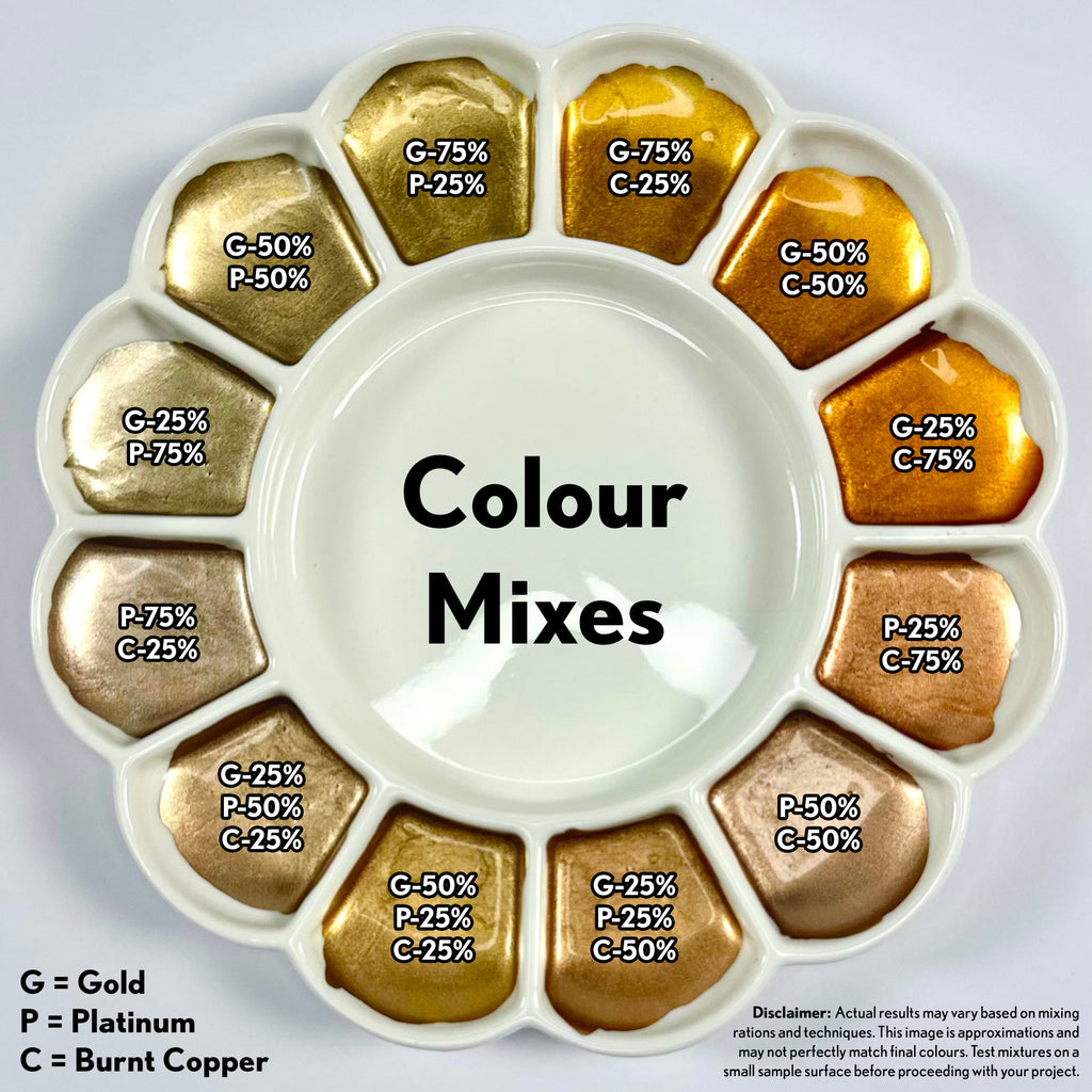 Super GILD Set, Gold, Platinum, Burnt Copper (3x 30ml)