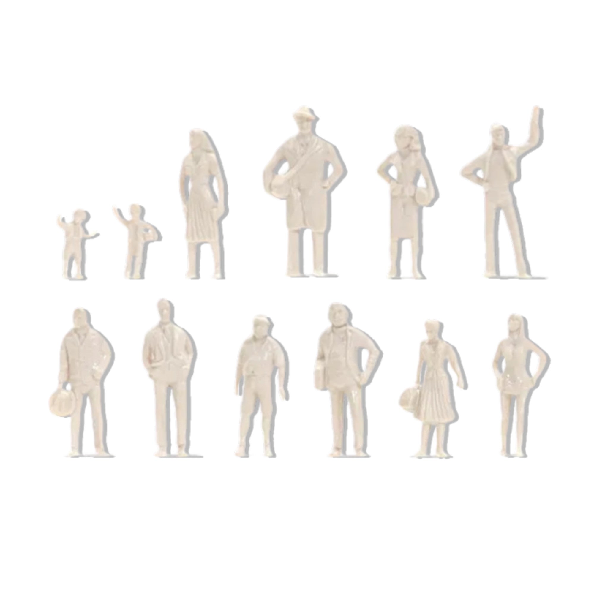 1:100 Figures Standing (12 pcs)