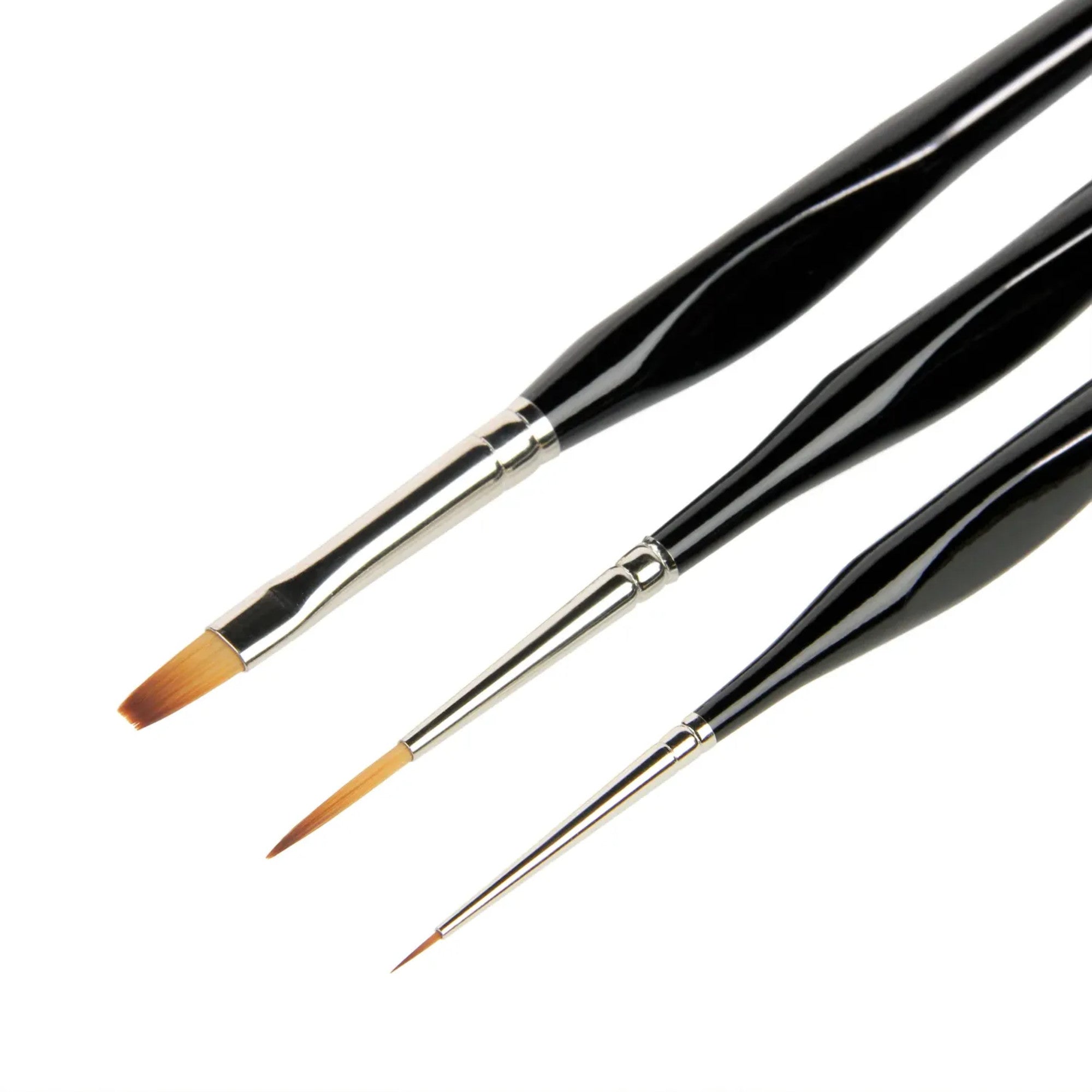 Flat Brush Set (3 pcs)