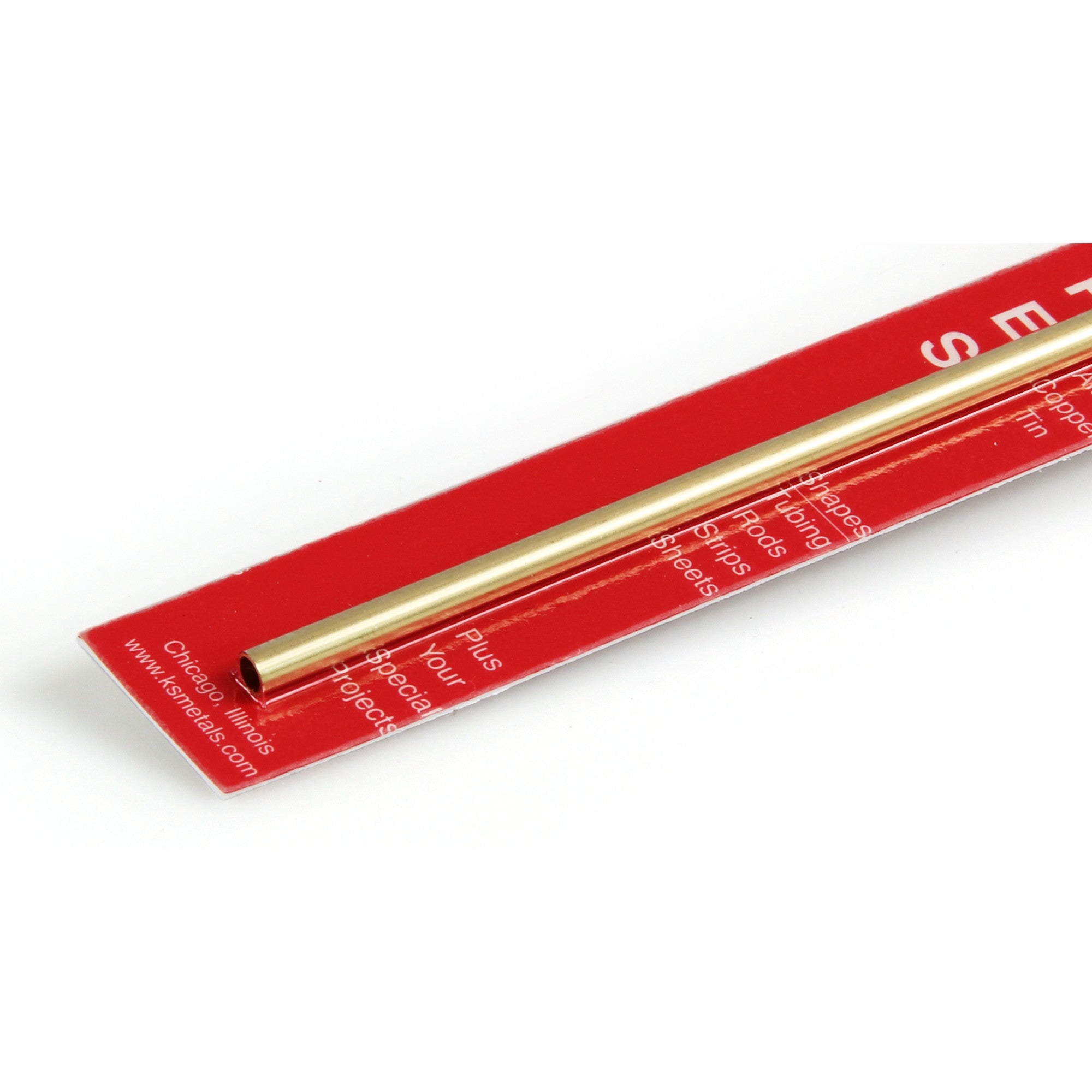 Brass Round Tube 1/16  12in - .006in Wall (2 pcs)