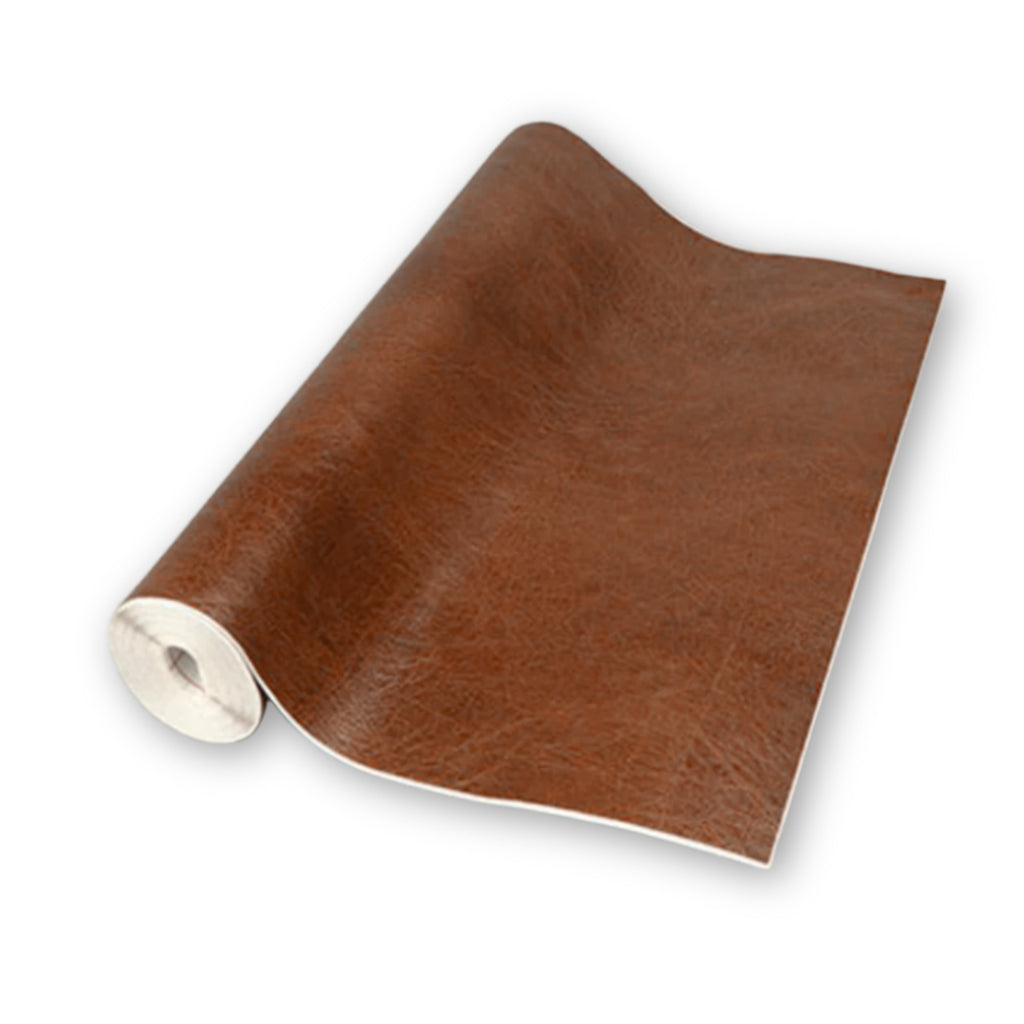 Leather Effect Tan Self Adhesive Film 1m