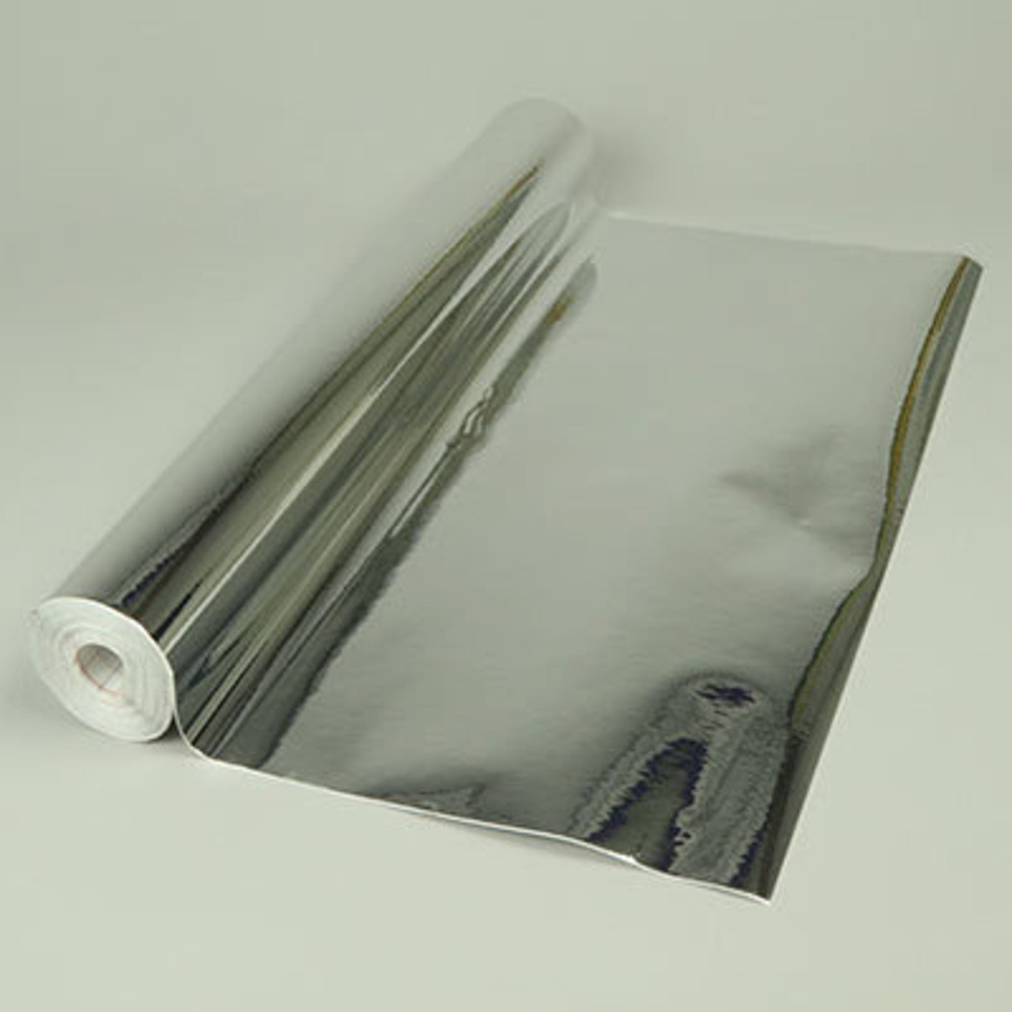 Mirror Effect Silver Self Adhesive Film 1m