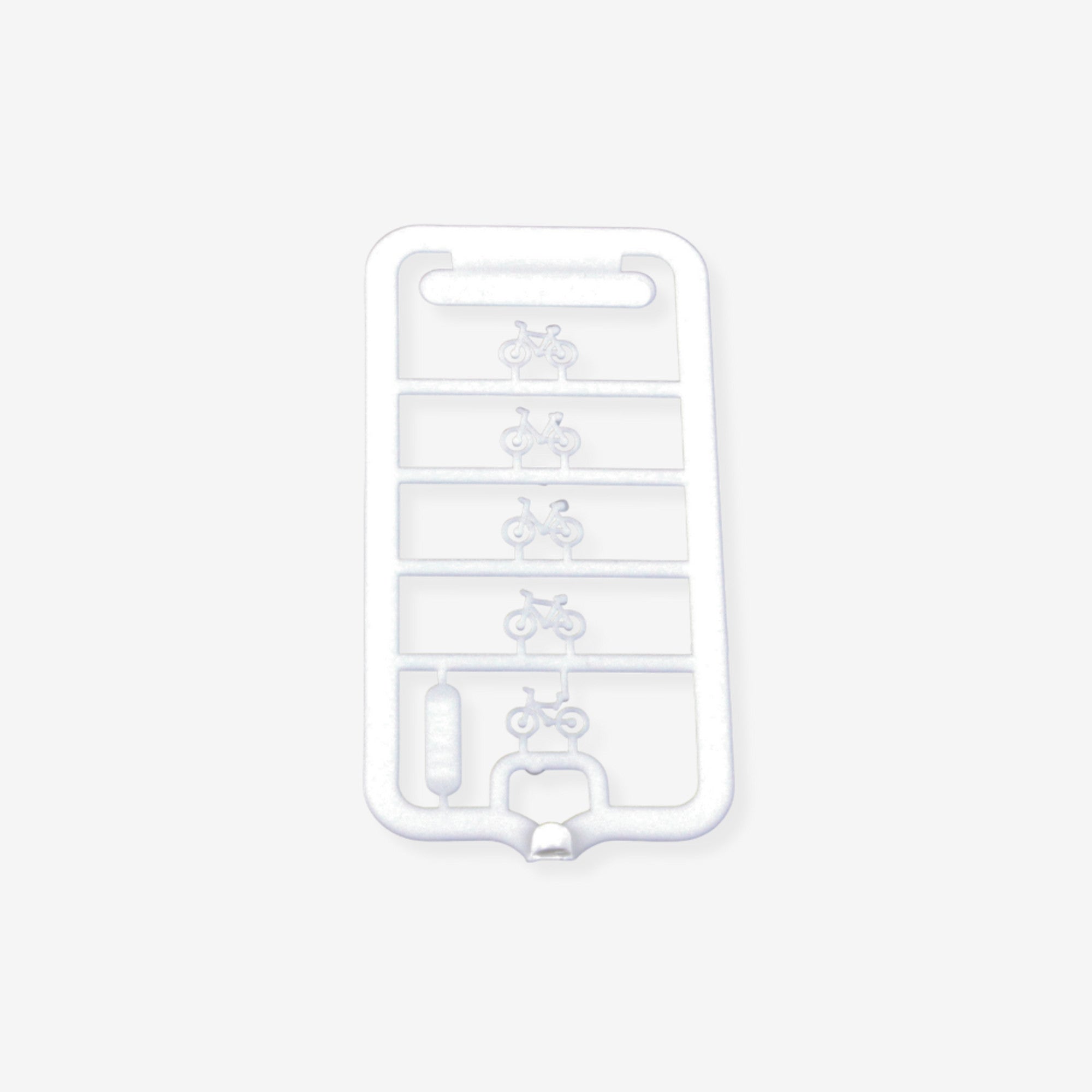 1:200 bike white styrene Pk5