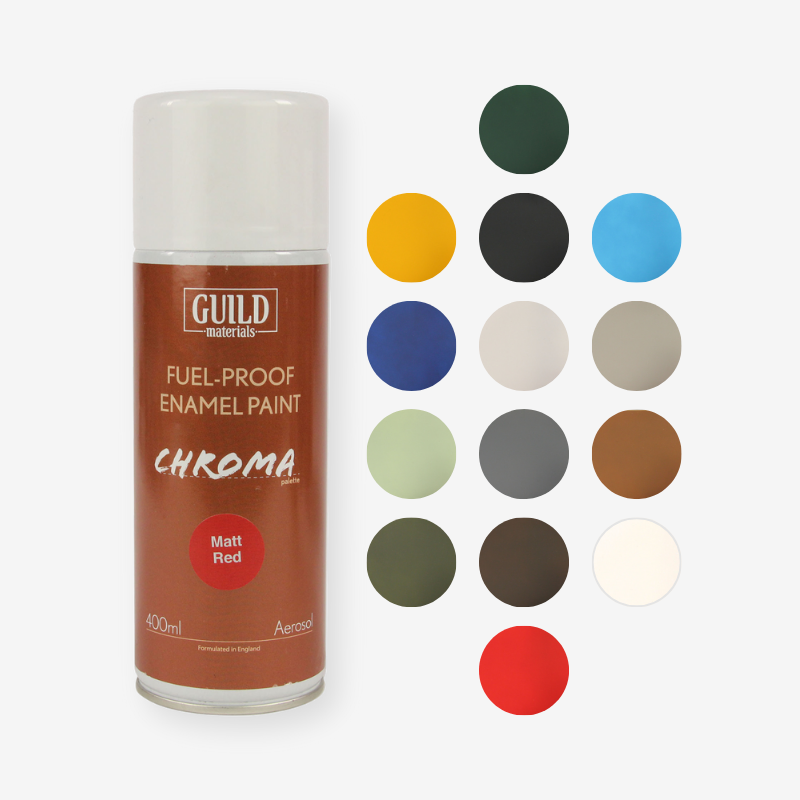 Matt Chroma Enamel Fuelproof Paint 400ml Aerosol