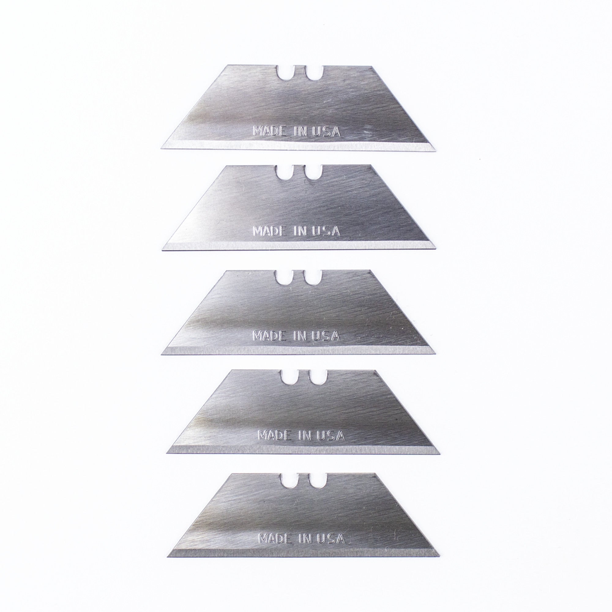 2 Notch Utility Blade, 0.024in (5 pcs) (Carded)