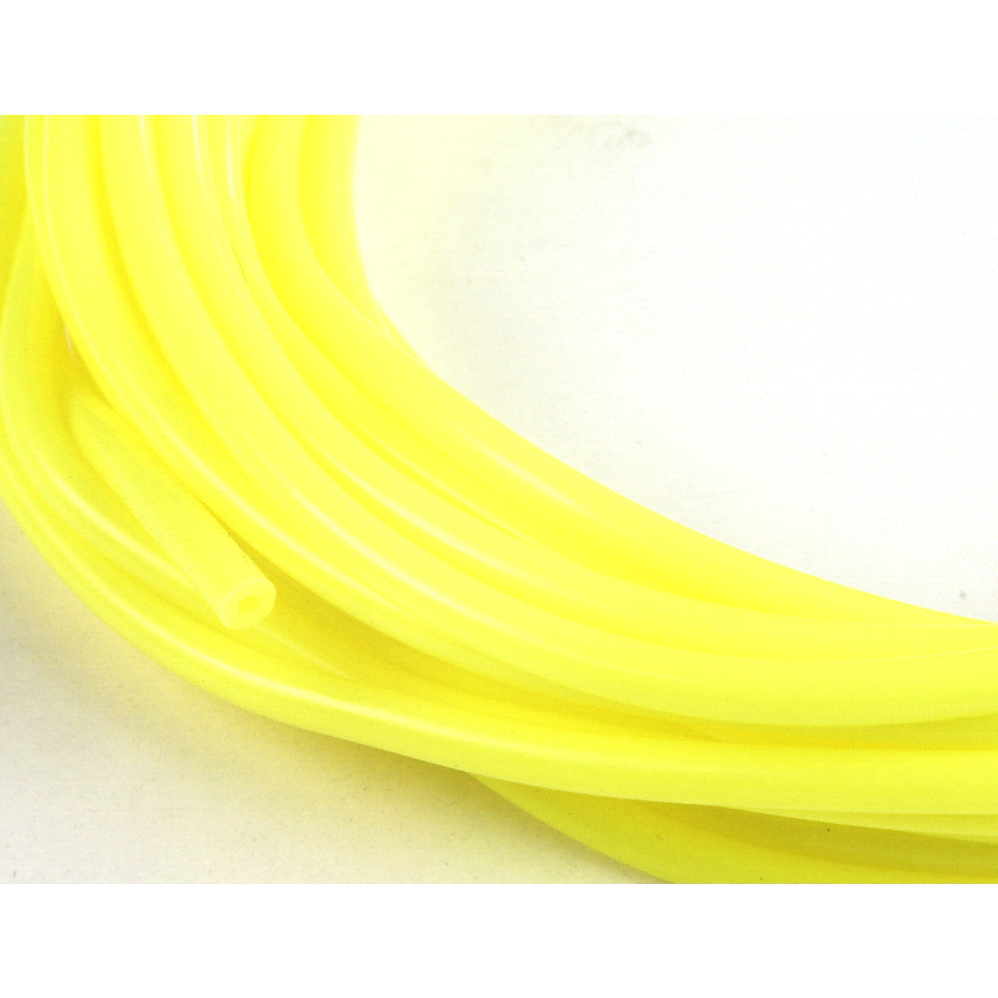 2mm (3/32) Silicone Fuel Tube Neon Yellow 10m