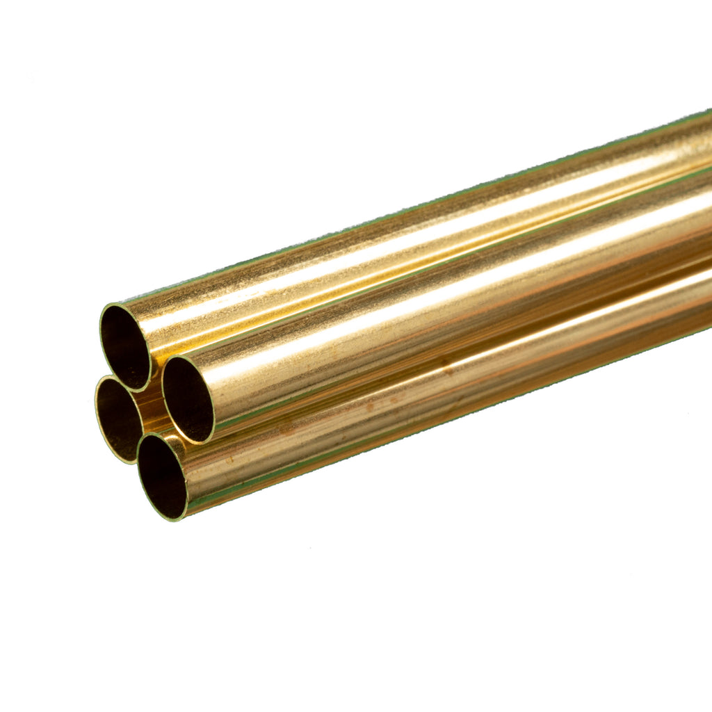 Brass Round Tube 1/16  12in - .014in Wall (3 pcs)
