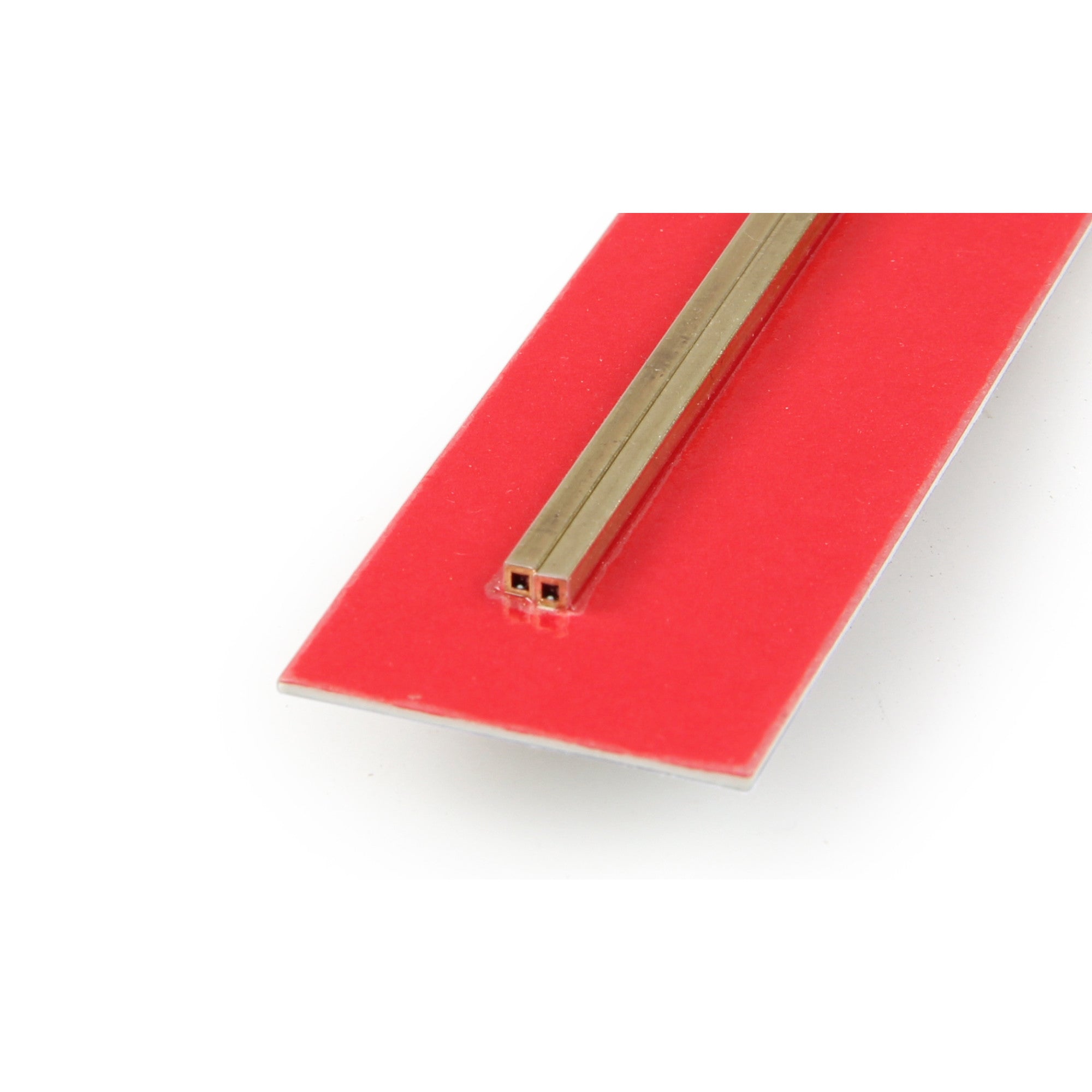 Brass Square Tube 2  300mm - .45mm Wall