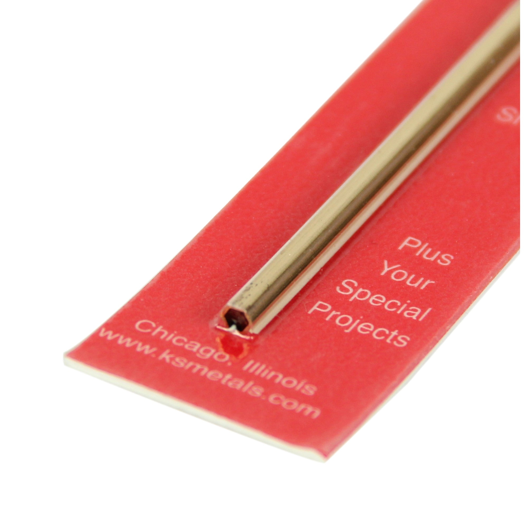 Brass Hexagonal Tube, 3/32  12in - .014in Wall