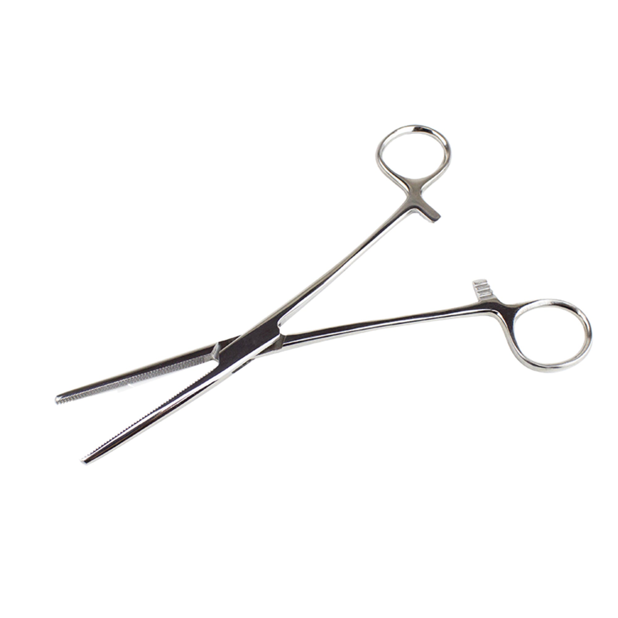 7.5in Curved Nose Stainless Steel Hemostats (Carded)