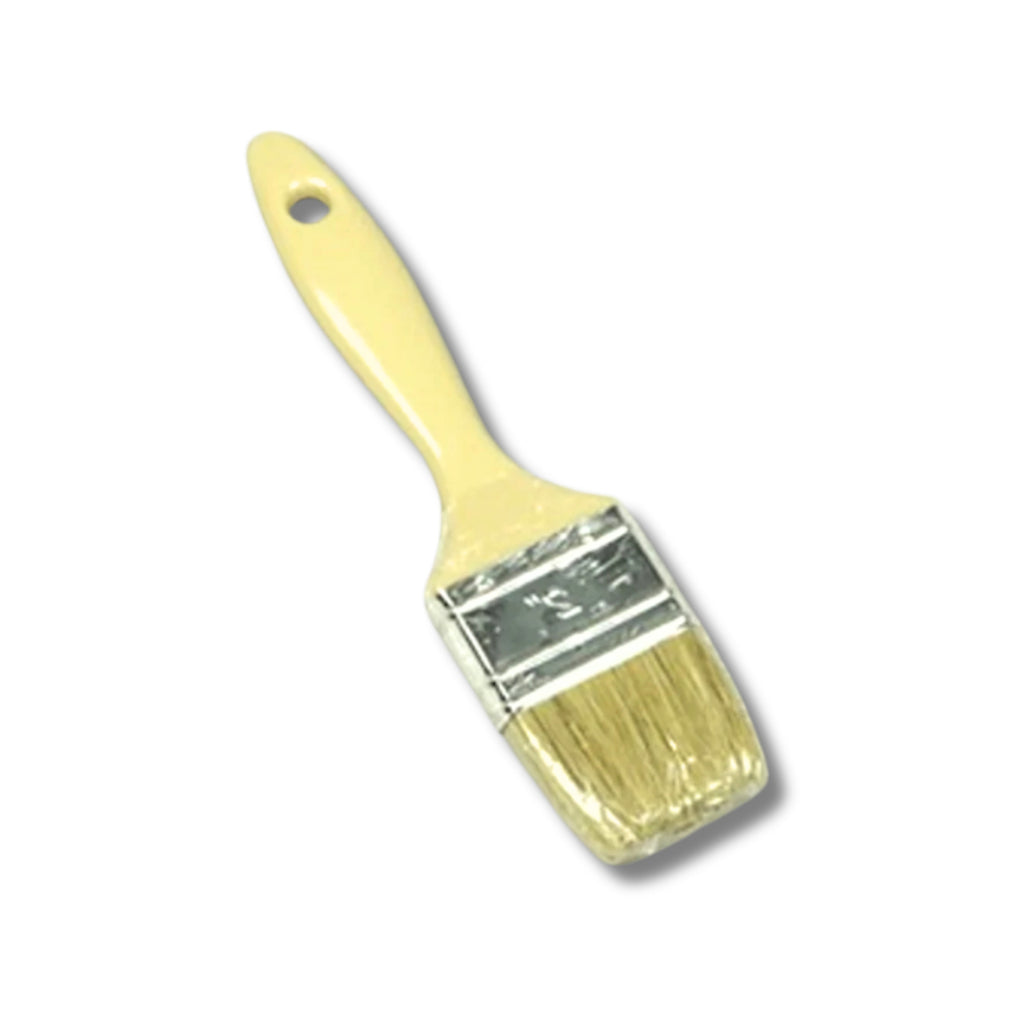 Brush, Natural Bristles, Plastic Handle - 25mm