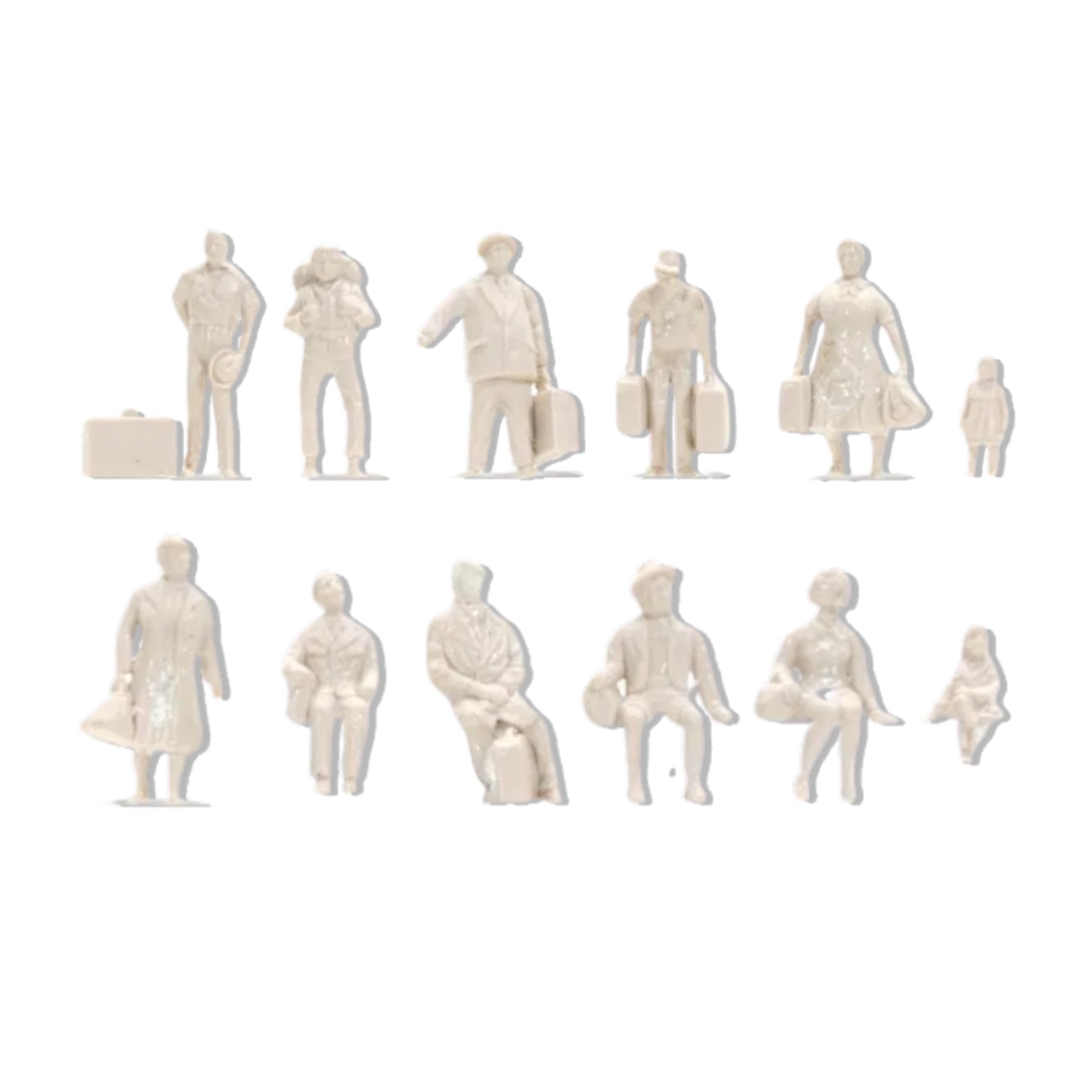 1:100 Figures Standing/Seated (12 pcs)