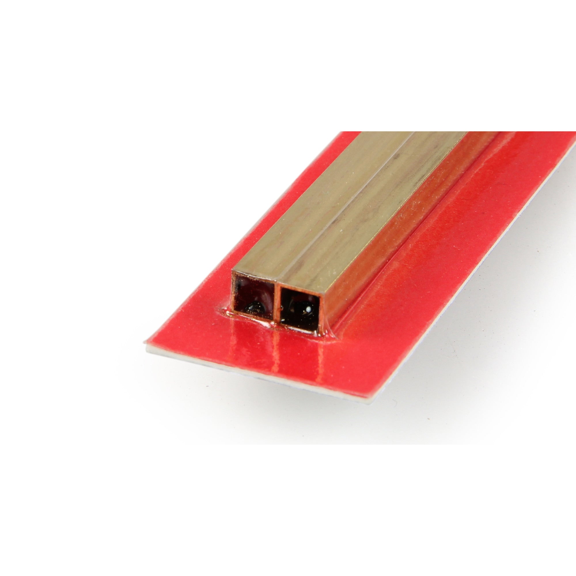 Brass Square Tube 2  300mm - .45mm Wall